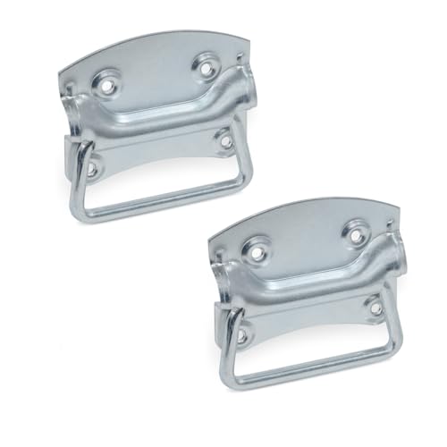 Ganter Normelemente | Klappgriff, Kistengriff, Tragegriff | 2 Stück | Stahl verzinkt | 85mm | GN 3136-85-70-A-ST Ganter Normelemente | Klappgriff, Kistengriff, Tragegriff | 2 Stück | Stahl verzinkt | 85mm | GN 3136-85-70-A-ST von Ganter Normelemente