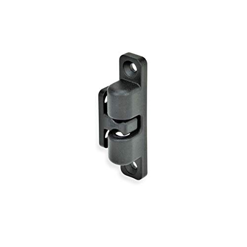 Ganter Normelemente GN 4490-ZD-80-1-SW Kugelschnäpper, Zink-Druckguss, Länge: 80 mm, schwarz, 1 Stück von Ganter Normelemente