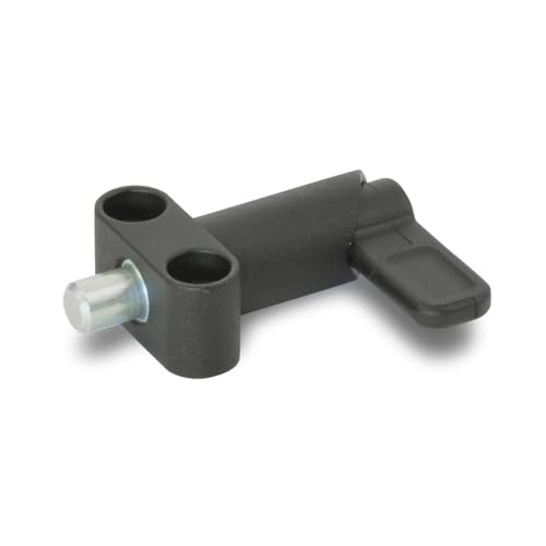 Ganter Normelemente | Rastriegel | Drehriegel | Türriegel - GN 612.9-6-10-16-SW | Bolzen ⌀6x10mm von Ganter Normelemente