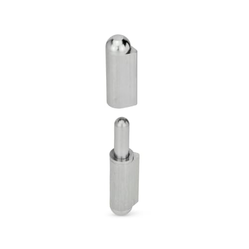 Ganter Normelemente | Scharniere aushängbar | zum Anschweißen | Edelstahl | 80mm | GN 128.2-80-NI von Ganter Normelemente
