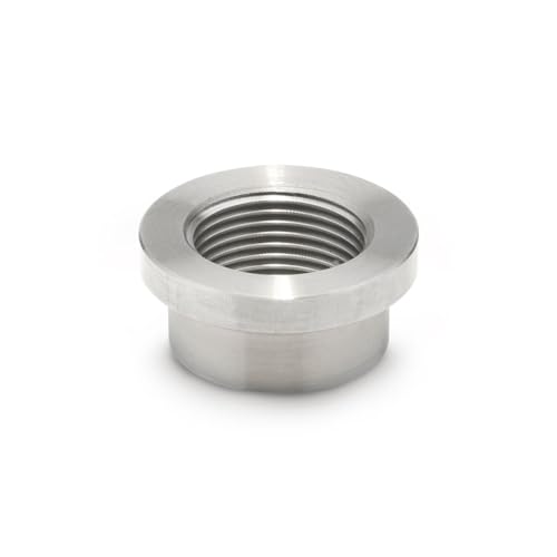 Ganter Normelemente | Schweißmuffe, Muffe | Edelstahl | 1 Stück | Zollgewinde G11/2 | mit Bund | GN 7490-NI-G11/2-B von Ganter Normelemente