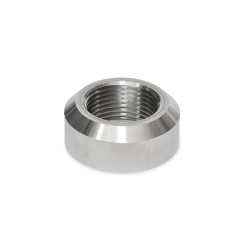 Ganter Normelemente | Schweißmuffe, Muffe | Edelstahl | 1 Stück | Zollgewinde G11/2 | mit Fase | GN 7490-NI-G11/2-A von Ganter Normelemente