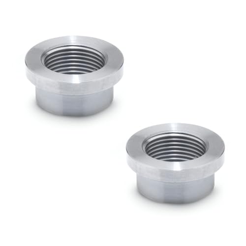 Ganter Normelemente | Schweißmuffe, Muffe | Stahl | 2 Stück | Zollgewinde G1/2 | mit Bund | GN 7490-ST-G1/2-B von Ganter Normelemente