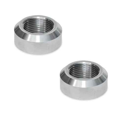 Ganter Normelemente | Schweißmuffe, Muffe | Stahl | 2 Stück | Zollgewinde G1/2 | mit Fase | GN 7490-ST-G1/2-A von Ganter Normelemente