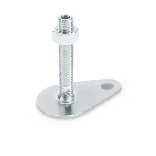 Ganter Normelemente | Stellfuß Tropfenform - GN 42-80-M16-150-A0-UK | Form UK: Innensechskant oben und Schlüsselfläche unten Mit Befestigungslasche | Gewinde M16x150 Ganter Normelemente | Stellfuß Tropfenform - GN 42-80-M16-150-A0-UK | Form UK: Innensechskant oben und Schlüsselfläche unten Mit Befestigungslasche | Gewinde M16x150 von Ganter Normelemente