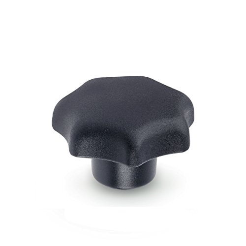 Ganter Normelemente | Sterngriffe mit Gewindebuchse - DIN 6336-KT-32-M6-K | Kunststoff Thermoplast | Buchse Stahl verzinkt, blau passiviert | 15 Stück Ganter Normelemente | Sterngriffe mit Gewindebuchse - DIN 6336-KT-32-M6-K | Kunststoff Thermoplast | Buchse Stahl verzinkt, blau passiviert | 15 Stück von Ganter Normelemente