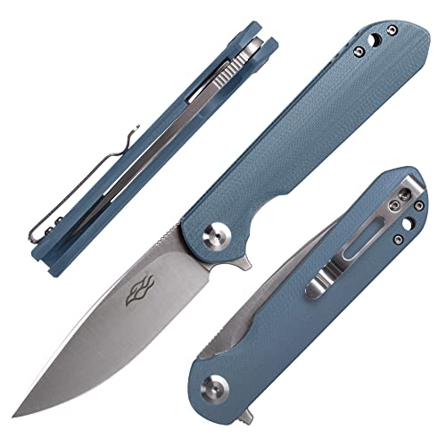 Ganzo Messer FH41 Taschenmesser Outdoormesser, D2 Stahl, Flipper Lock, Farbe:Grau von Ganzo