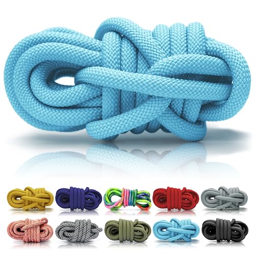 Ganzoo © PPM Seil 10 Meter, Tauseil, Hunde-Leine, Halsband, Takeln, Polypropylen Multifilem Rope, 10mm Stärke, Pastellblau von Ganzoo