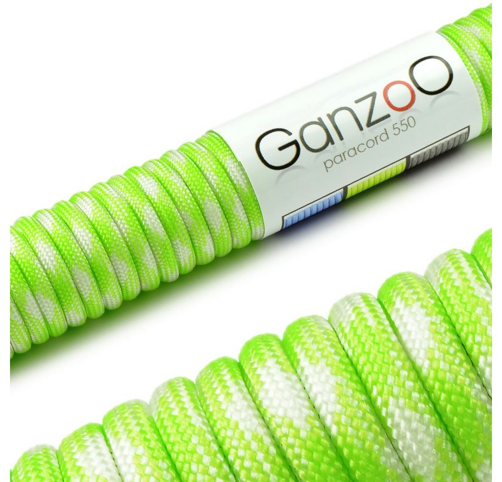 Ganzoo Paracord 550 Seil / Typ III / Mehrfarbig Seil von Ganzoo