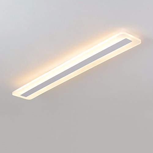 GaoHX 40Watt LED Panel flach, LED Quadrat Deckenlampe Deckenbeleuchtung, weiß Deckenleuchte, Decken-Leuchte für Wohnzimmer, Büro, Flur, Küche & Bad, Warmweiß 3000K, 100cm [Energieklasse A++] von GaoHX