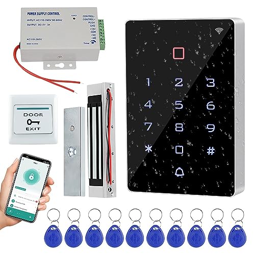 Gaocinys Wasserdichtes RFID -Zugangskontrollsystem Kit WiFi Tuya Access Controller mit 350lbs Kraft Elektrisch kanetische Türschloss Volles Set von Gaocinys