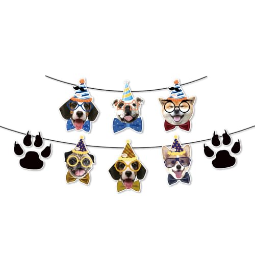 Gaodercha Haustier Thema Geburtstag Banner Hund alles Gute zum Geburtstag Banner Set Hund Gesichter Dekoration mit Geburtstags Girlande bunte Doggy Party für Hund Thema Geburtstags Party Supplies Gaodercha Haustier Thema Geburtstag Banner Hund alles Gute zum Geburtstag Banner Set Hund Gesichter Dekoration mit Geburtstags Girlande bunte Doggy Party für Hund Thema Geburtstags Party Supplies von Gaodercha