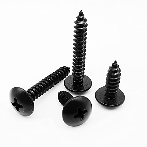 10/50 stücke M2.2 m2.9 m3.5 m3.9 m4.2 m4.8 schwarz 304 Edelstahl Kreuzkreuzgetreide Große runde Becher Kopf Selbst klopfen Holzschraube Gaodpz (Size : 20pcs M3.5x30mm) von Gaodpz