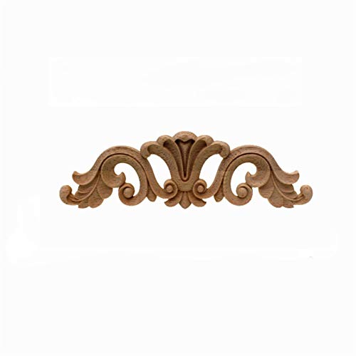 Gaodpz Holz Carving Decor Möbel Holz Aufkleber Ecke Onlay Applique Rahmen für Vintage Home Hochzeit Dekoration Zubehör (Farbe : A) von Gaodpz