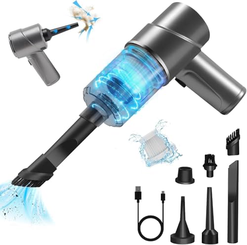 Gaogodot Handstaubsauger Kabellos, 3-in-1-Auto-Mini-Staubsauger, Ventilator, Tragbarer Staubsauger für Auto- und Hausreinigung Gaogodot Handstaubsauger Kabellos, 3-in-1-Auto-Mini-Staubsauger, Ventilator, Tragbarer Staubsauger für Auto- und Hausreinigung von Gaogodot