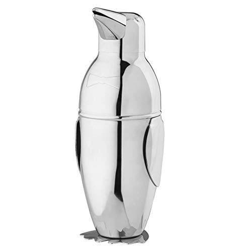 Gaoominy 500 Ml Cocktail Shaker, Penguin Edelstahl Bar Barkeeper Drink Mixer Shaker Pot, Weinflasche, WeinzubehhR von Gaoominy