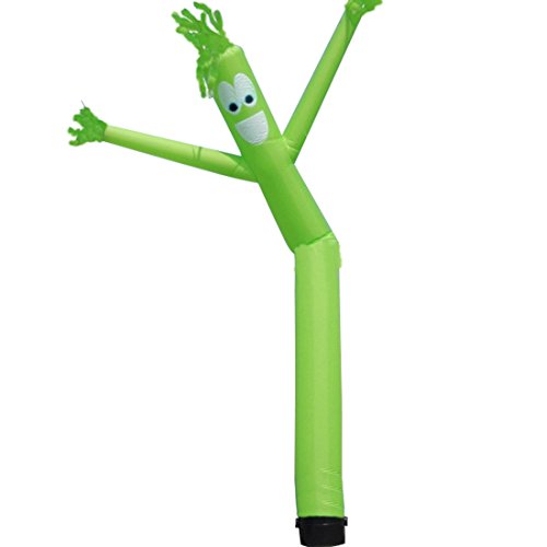 Aufblasbarer Schlauchmann Sky Puppet Dancer - Lustiger Wacky Winkender aufblasbarer Schlauchtyp für Festivalwerbung, Gebläse nicht im Lieferumfang enthalten (Grün, 6 m) von Gaorui