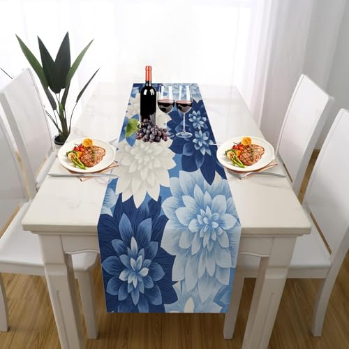 Blumenpflanzen Dahlie Tischdeko Einschulung Mädchen Junge Deko, Botanisch Blume Modern Geblümt Tischläufer Waschbar für Einschulung Deko Couchtisch Küche Esstisch Dekoration für Zuhause 35 x 180 cm Blumenpflanzen Dahlie Tischdeko Einschulung Mädchen Junge Deko, Botanisch Blume Modern Geblümt Tischläufer Waschbar für Einschulung Deko Couchtisch Küche Esstisch Dekoration für Zuhause 35 x 180 cm von Gaqinhh