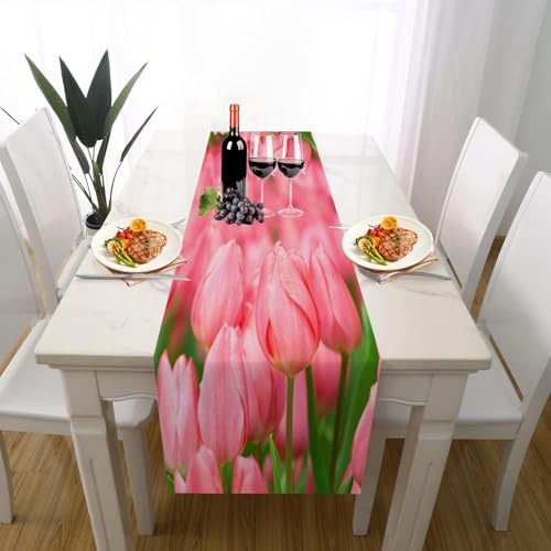 Blumenpflanzen Tulpe Tischdeko Einschulung Mädchen Junge Deko, Frühling Blume Natur Blühende Tischläufer Waschbar für Einschulung Deko Couchtisch Küche Esstisch Dekoration für Zuhause 35 x 180 cm Blumenpflanzen Tulpe Tischdeko Einschulung Mädchen Junge Deko, Frühling Blume Natur Blühende Tischläufer Waschbar für Einschulung Deko Couchtisch Küche Esstisch Dekoration für Zuhause 35 x 180 cm von Gaqinhh