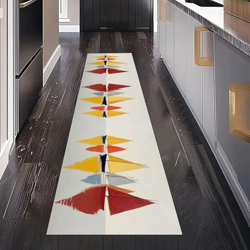 Gaqinhh Bunt Segelboot Teppichläufer Küchenteppich Waschbar rutschfest, Ölgemälde Nautisches Thema Teppich Läufer Flur für Bettumrandung Schlafzimmer Eingangsbereich Wohnzimmer 80x250 cm Gaqinhh Bunt Segelboot Teppichläufer Küchenteppich Waschbar rutschfest, Ölgemälde Nautisches Thema Teppich Läufer Flur für Bettumrandung Schlafzimmer Eingangsbereich Wohnzimmer 80x250 cm von Gaqinhh