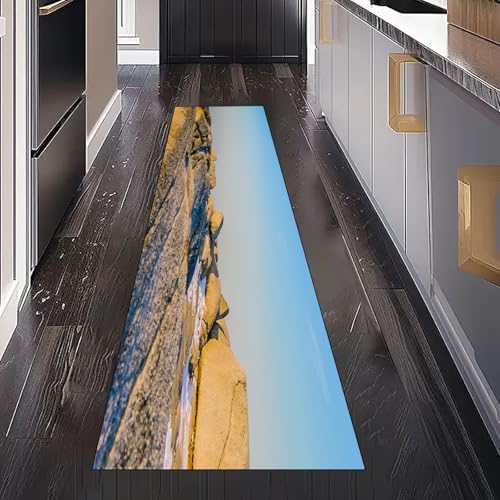 Gaqinhh Natur Landschaft Teppichläufer Waschbar rutschfest 60x180 cm, Himmel Felsen Küchenteppich Teppich Bettumrandung Schlafzimmer für Flur Eingangsbereich Wohnzimmer Teppiche Gaqinhh Natur Landschaft Teppichläufer Waschbar rutschfest 60x180 cm, Himmel Felsen Küchenteppich Teppich Bettumrandung Schlafzimmer für Flur Eingangsbereich Wohnzimmer Teppiche von Gaqinhh