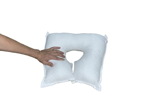 Gar Medical Spezifisches Anti-Dekubitus-Kissen für Okularpostoperation (Amblyopie, Astigmatismus, Katarakt...) Großer Schutz, ergonomisches Kissen. Aloe-Vera-Stoff von Gar Medical