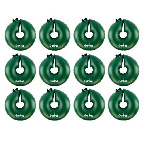 12x Bewässerungsring Donut Baumbewässerungssack Wassersack für Bäume Gießring Baum Bewässerungssack Bewässerungsringe für Bäume Baumsack von GarPet