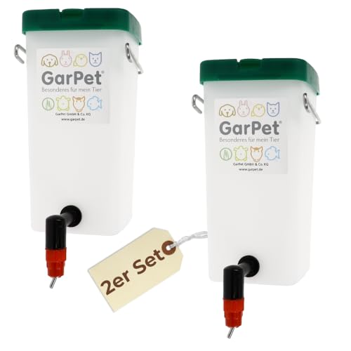 2X Nippeltränke 1000 ml Wassertränke Hühnertränke Kükentränke Trinkflasche Kaninchen Hamster Wasserspender Hasentränke Geflügeltränke 2X Nippeltränke 1000 ml Wassertränke Hühnertränke Kükentränke Trinkflasche Kaninchen Hamster Wasserspender Hasentränke Geflügeltränke von GarPet