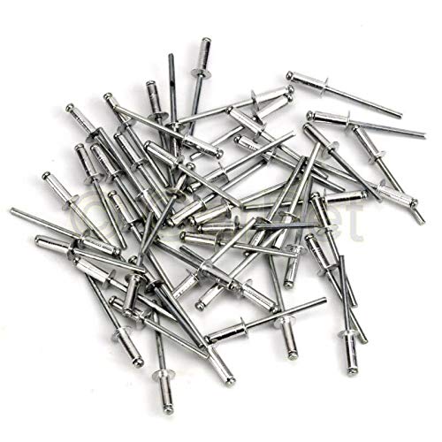500 St. Blindnieten Popnieten Set Alu 4 4,8 mm sortiment Aluminiumnieten Nieten 4,0 x 8,0 mm 500 St. Blindnieten Popnieten Set Alu 4 4,8 mm sortiment Aluminiumnieten Nieten 4,0 x 8,0 mm von GarPet