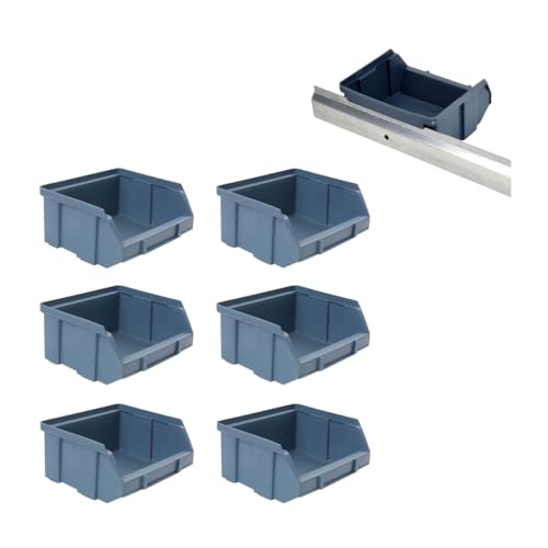 GarPet 6x Stapelbox Gr.1 + Metallschiene von GarPet
