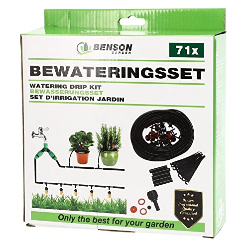 Bewässerungssystem Bewässerungsset 15 m Hochbeet Tropfbewässerung Bewässerung Garten Balkon Tröpfchenbewässerung Tropfschlauch von GarPet
