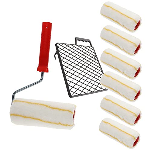 Farbrolle Polyamid 11mm 18 cm Maler Rolle Farb Walze Tapete Putz langflorig von GarPet