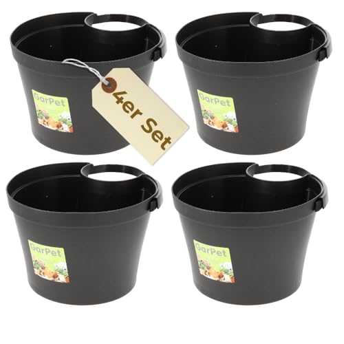 GarPet 4X Fallrohr Blumentopf Fallrohr Blumentopf für Regenrohr Regenrinne Säule Pfosten Abflussrohr Hängetopf Pflanztopf Pflanzgefäß Anthrazit 22x22x15 cm GarPet 4X Fallrohr Blumentopf Fallrohr Blumentopf für Regenrohr Regenrinne Säule Pfosten Abflussrohr Hängetopf Pflanztopf Pflanzgefäß Anthrazit 22x22x15 cm von GarPet