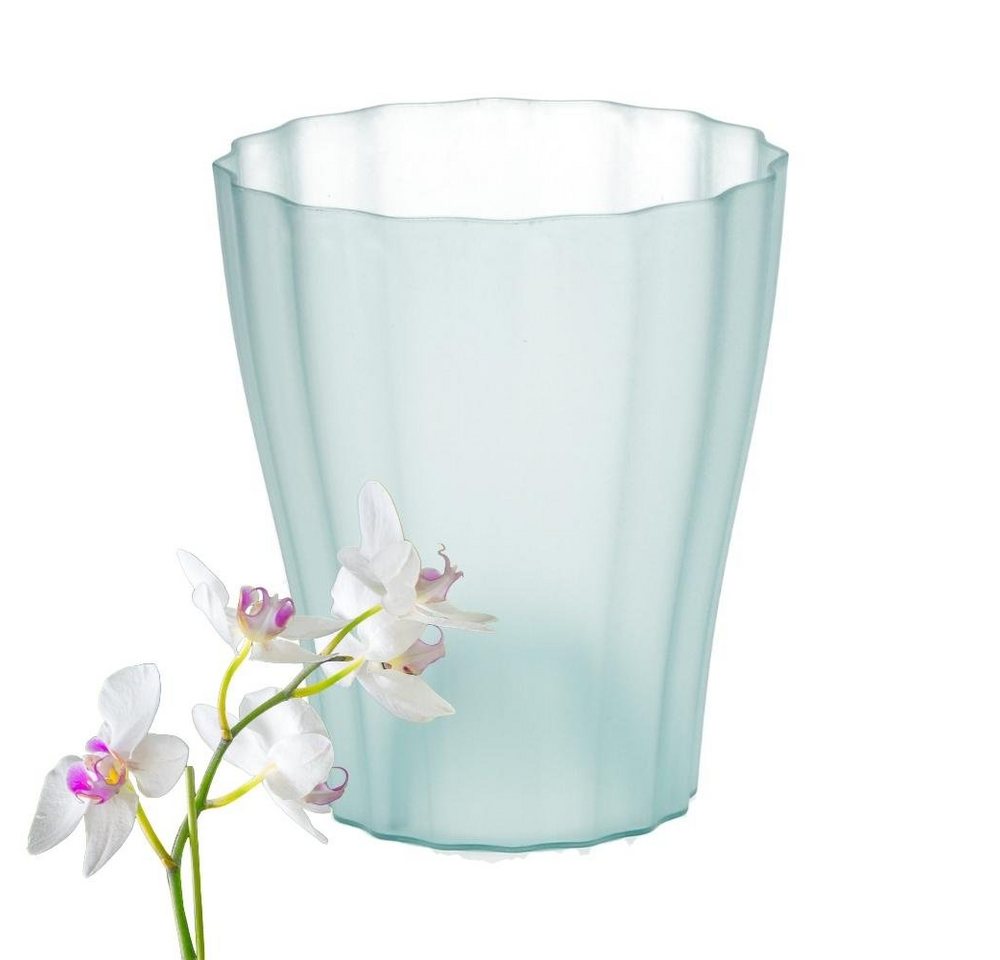 GarPet Blumentopf Orchideentopf Blumen Orchideen transparent durchsichtig Ø 13 cm glas von GarPet