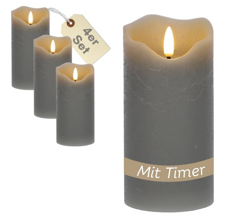 GarPet LED-Kerze 4er Set LED Echtwachskerzen Led Kerzen mit Timerfunktion flackernd GarPet LED-Kerze 4er Set LED Echtwachskerzen Led Kerzen mit Timerfunktion flackernd von GarPet