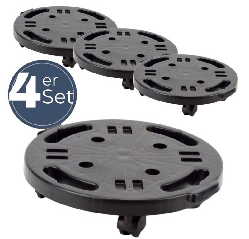 GarPet Transportroller 4x Transport Roller Rollbrett Werkstatt Pflanzen Möbel Pflanzen 30 von GarPet