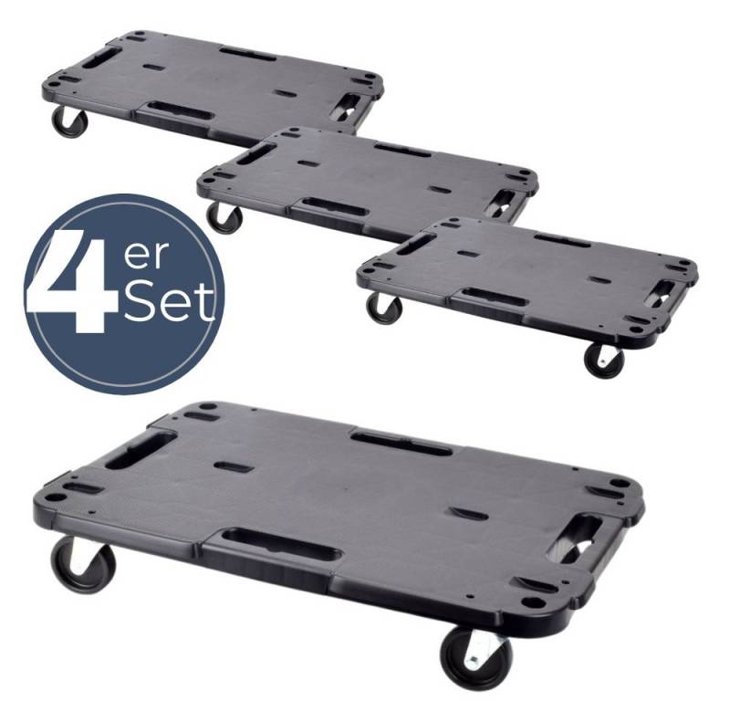 GarPet Transportroller 4x Transport Roller Rollbrett Werkstatt Pflanzen Möbel Pflanzen 57 von GarPet