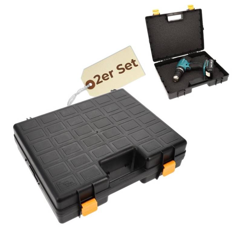 GarPet Werkzeugkoffer 2x Maschinenkoffer leer Werkzeugaufbewahrung Werkzeugkoffer Toolbox von GarPet