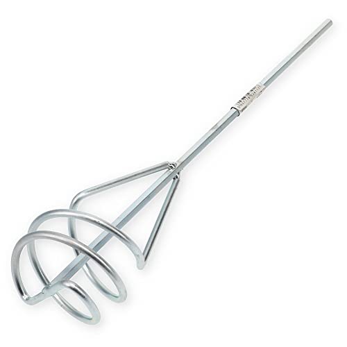 Rührstab 6-Kant verzinkt 80 x 400 x 8 mm 1 Stück Mischer Mörtel Gips Farb Rührer Mixer Quirl Wendel von GarPet
