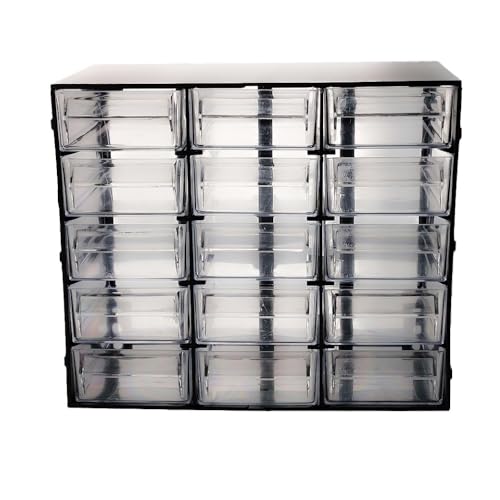 Sortimentskasten 15 Fach Schubladen Organizer Kleinteilemagazin Sortimentsboxen von GarPet