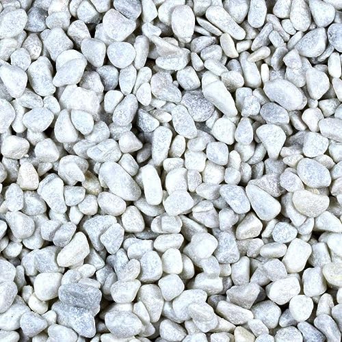 Kieselsteine Garten Zierkies 7-15 mm 25 kg Aquarium Kies Carrara Weiß Marmorkies Dekostein Gabion Steinteppich Zierstein Weiß Kieselsteine Garten Zierkies 7-15 mm 25 kg Aquarium Kies Carrara Weiß Marmorkies Dekostein Gabion Steinteppich Zierstein Weiß von GarPet