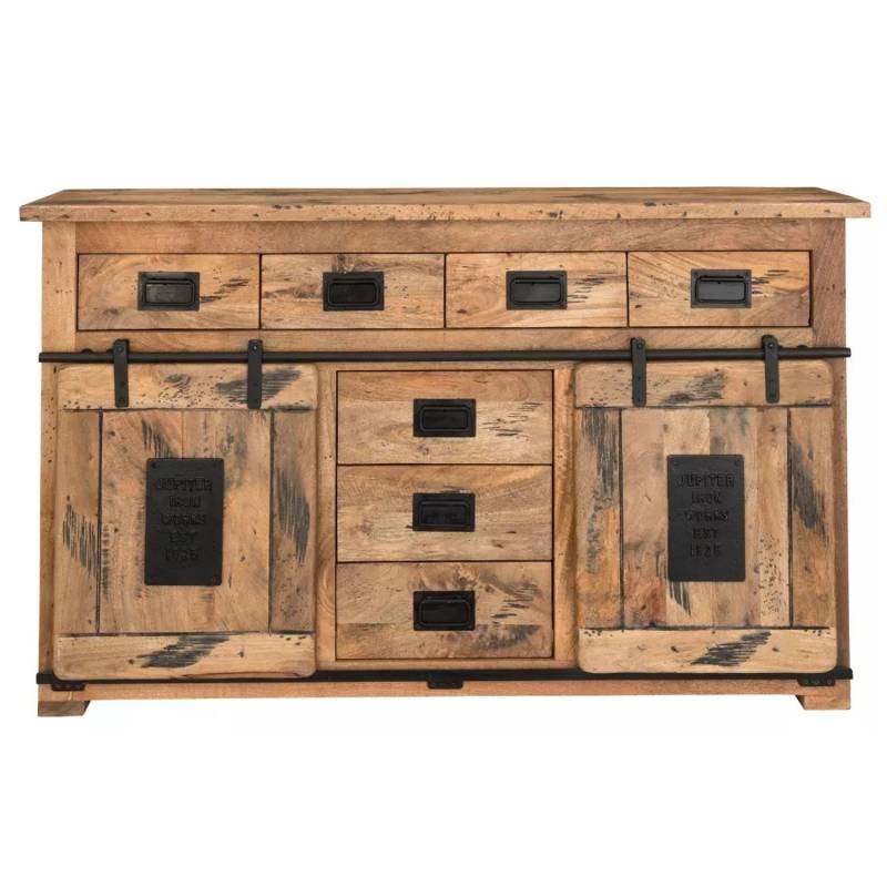 GarWoh Sideboard Florenz Mango Vintage Ca. 150 X 45 X 90 Cm von GarWoh