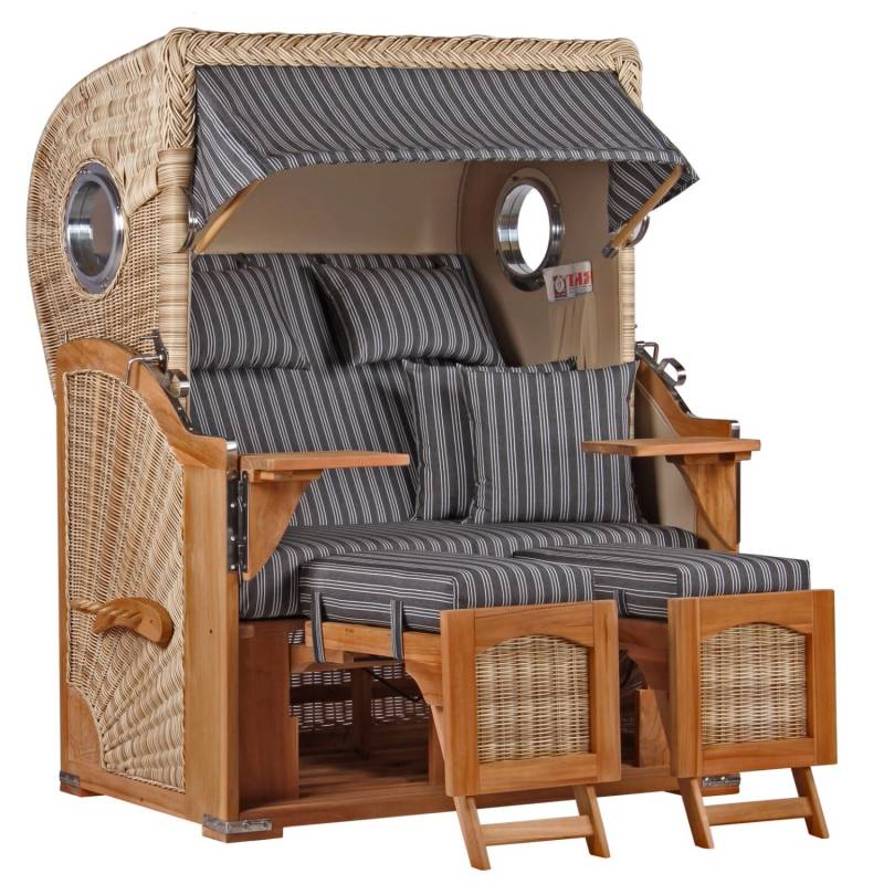 GarWoh Strandkorb Rantum Teak PE Shell Dessin 500 GarWoh Strandkorb Rantum Teak PE Shell Dessin 500 von GarWoh