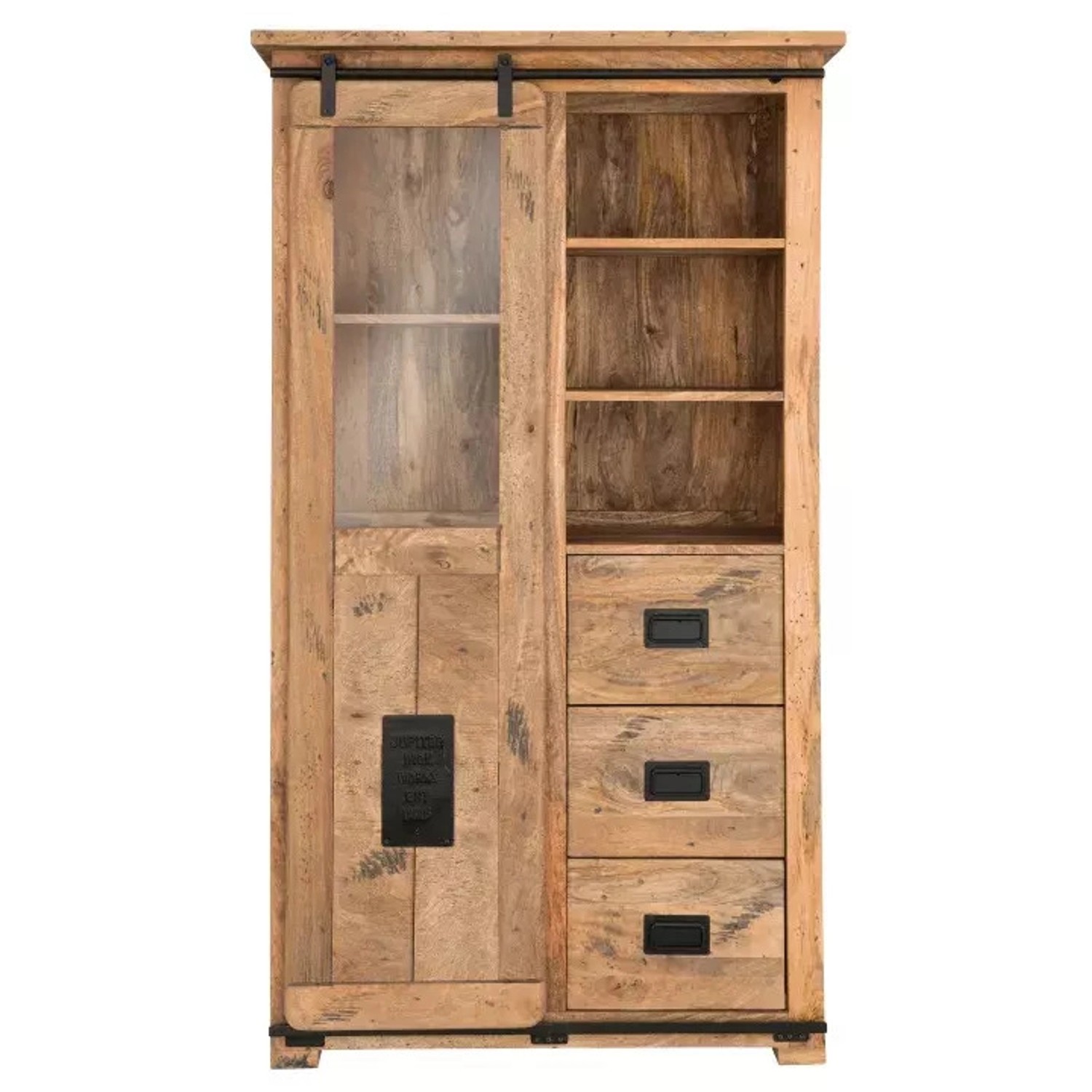 GarWoh Vitrine Florenz Mango Vintage Ca. 100 X 45 X 175 Cm GarWoh Vitrine Florenz Mango Vintage Ca. 100 X 45 X 175 Cm von GarWoh