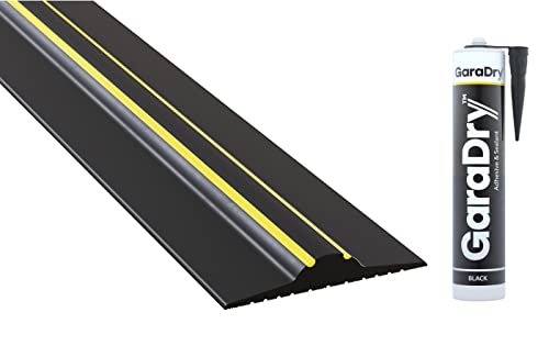 2 cm hohes Garagentor-Schwellendichtungsset, 6,17 m lang | Weich-PVC | Komplettes Kit enthält 2 Klebstoffe | GaraDry 2 cm hohes Garagentor-Schwellendichtungsset, 6,17 m lang | Weich-PVC | Komplettes Kit enthält 2 Klebstoffe | GaraDry von Garadry