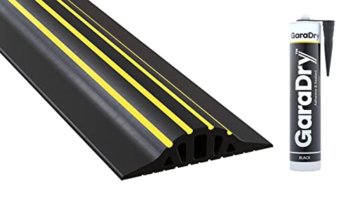 3 cm hohes Garagentor-Schwellendichtungsset, 6,17 m lang | Weich-PVC | Komplettes Kit enthält 2 Klebstoffe | GaraDry 3 cm hohes Garagentor-Schwellendichtungsset, 6,17 m lang | Weich-PVC | Komplettes Kit enthält 2 Klebstoffe | GaraDry von Garadry
