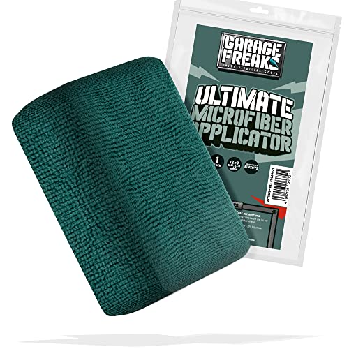 Auto Schwamm Applikator - Ultimate Microfiber APPLICATOR - Microfaser Pad für Außen & Innenraum - für Hartwachs, Politur, Flüssigwachs, Keramik Versiegelung & Spray Sealing - Garage Freaks von Garage Freaks