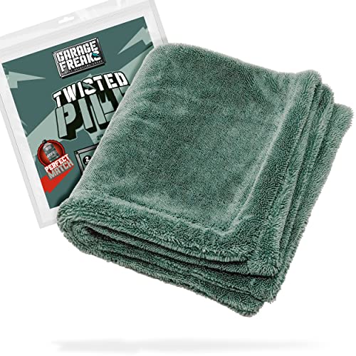 Garage Freaks Auto Trockentuch - Twisted Pile Towel - 1x XXL Mikrofasertuch groß 50x80cm, 1500GSM - Handtuch für effektives und sanftes Trocknen von Garage Freaks