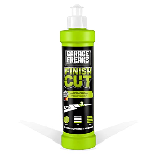 Garage Freaks Autopolitur Made by menzerna - Finish Cut - Step 3 - Hochglanzpolitur 250ml - Politur - Finishpolitur - Tiefenglanz - silikonfrei - Made in Germany von Garage Freaks