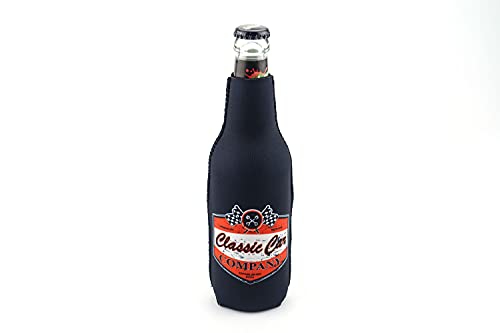 1023128 - Neopren Flaschenkühler Classic Car Company Schwarz Orange von Garage-SixtySix